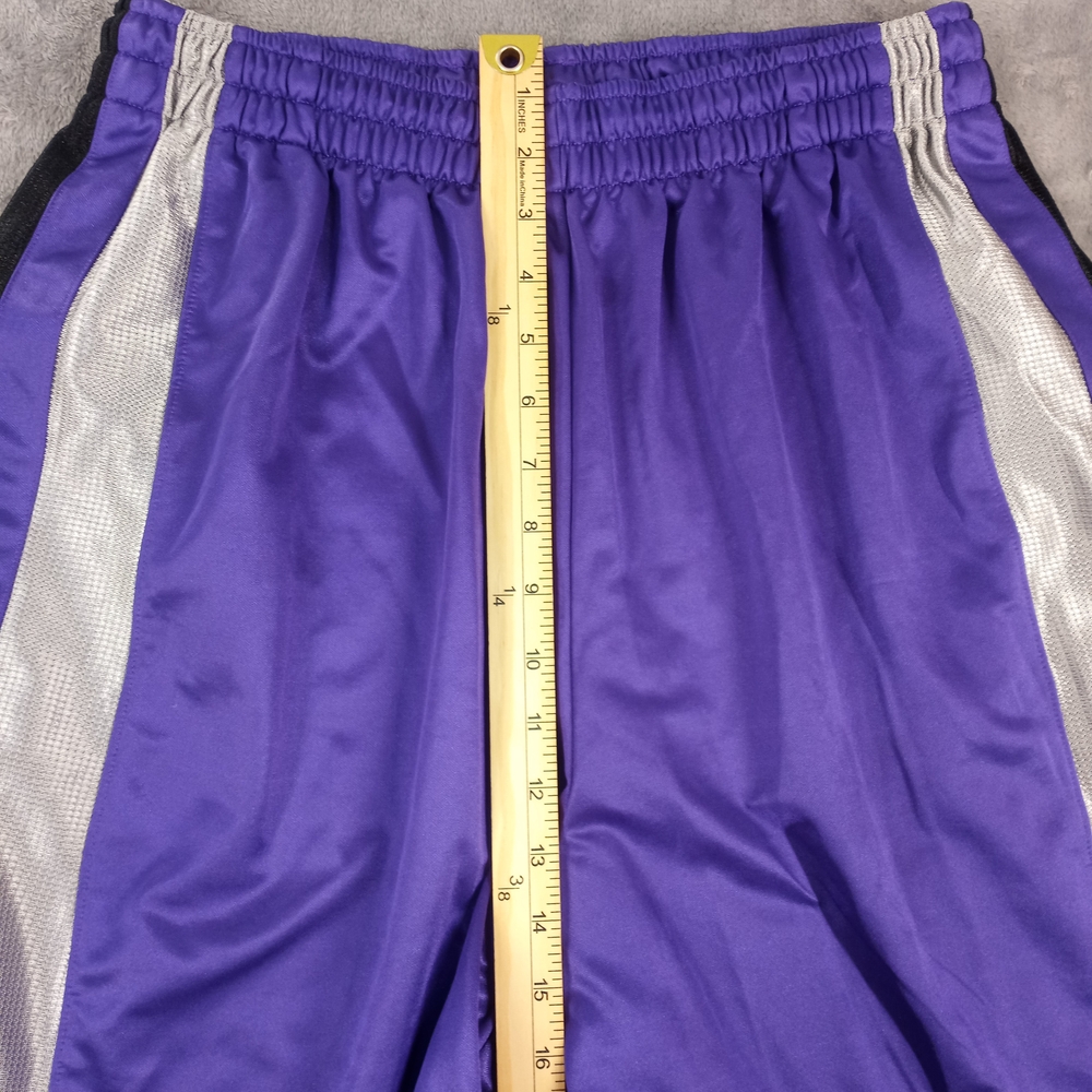 Jordan Men's Purple Basketball Shorts with Contrast Stripe Size L - Picture 10 of 13